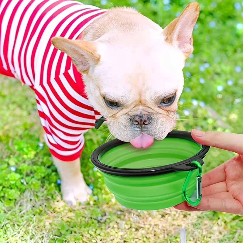 Portable Silicone Pet Bowl – Always Have Water Ready on Every Adventure