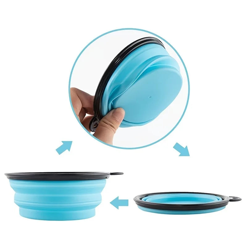 Portable Silicone Pet Bowl – Always Have Water Ready on Every Adventure