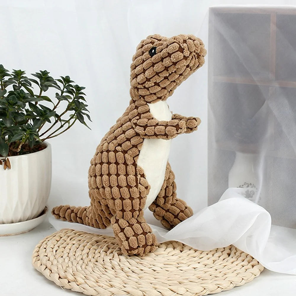 Plush Dinosaur Dog Toy – For Dogs That Destroy Every Toy in Minutes