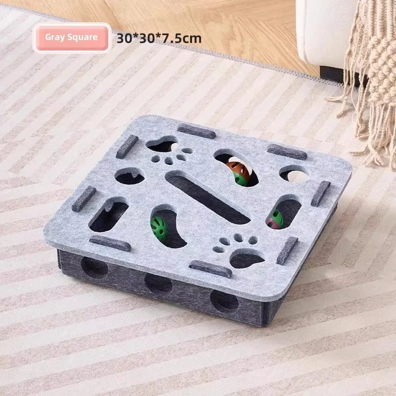 Cat Puzzle Felt Box – Keep Your Cat Busy So You Can Have Peace
