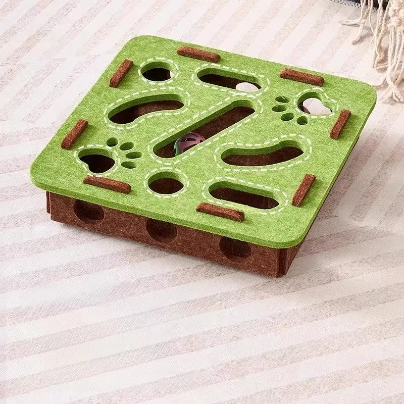 Cat Puzzle Felt Box – Keep Your Cat Busy So You Can Have Peace