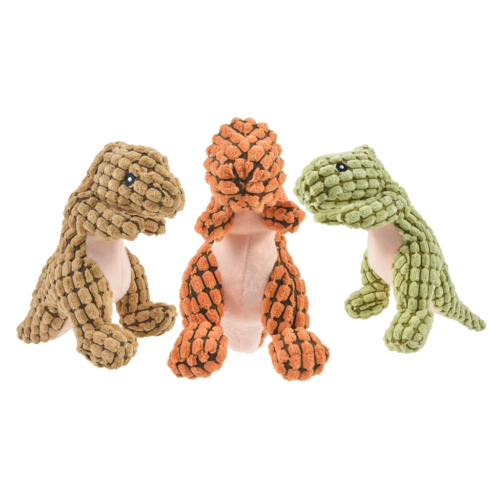 Plush Dinosaur Dog Toy – For Dogs That Destroy Every Toy in Minutes