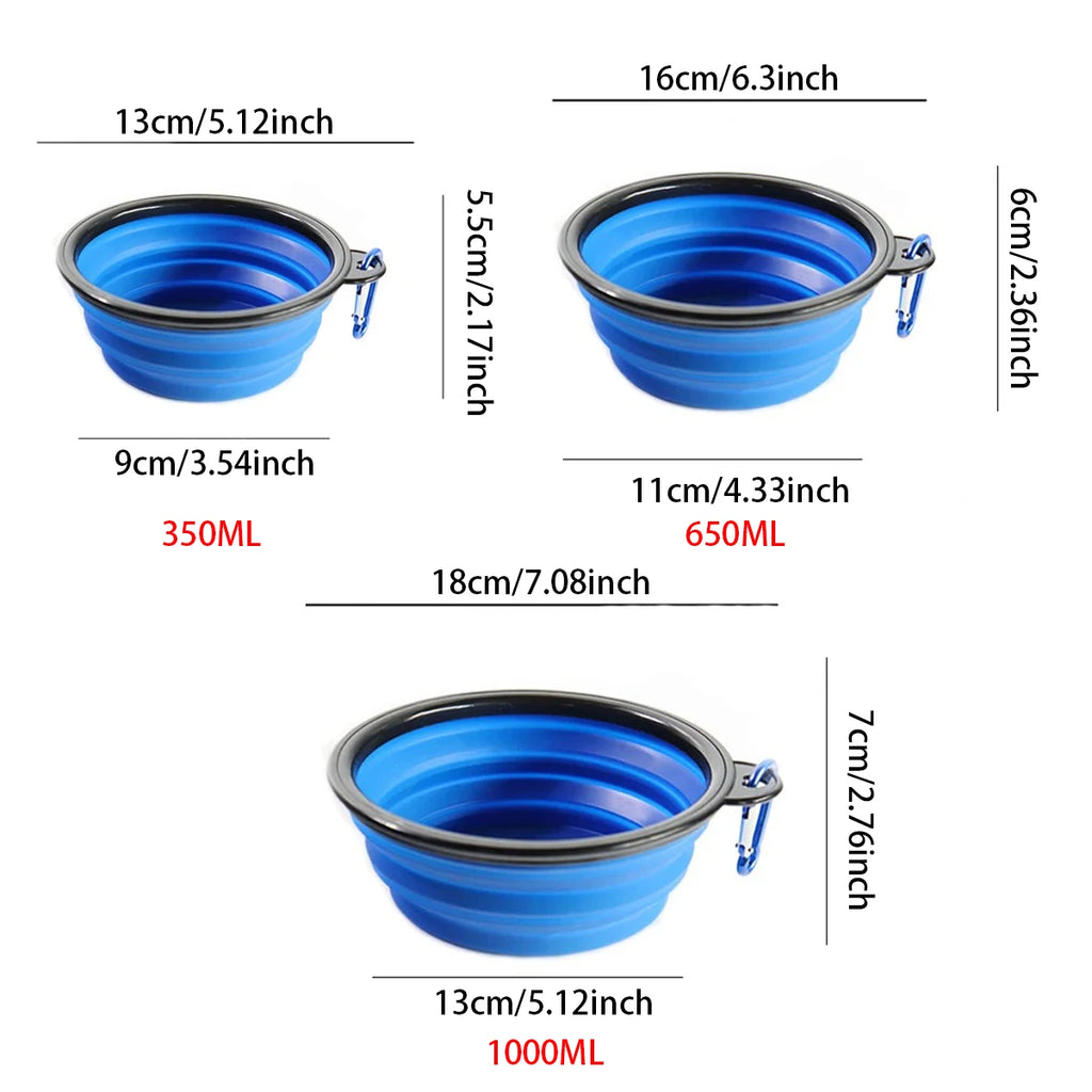Collapsible Pet Bowl – Never Leave Home Without Water for Your Pet Again