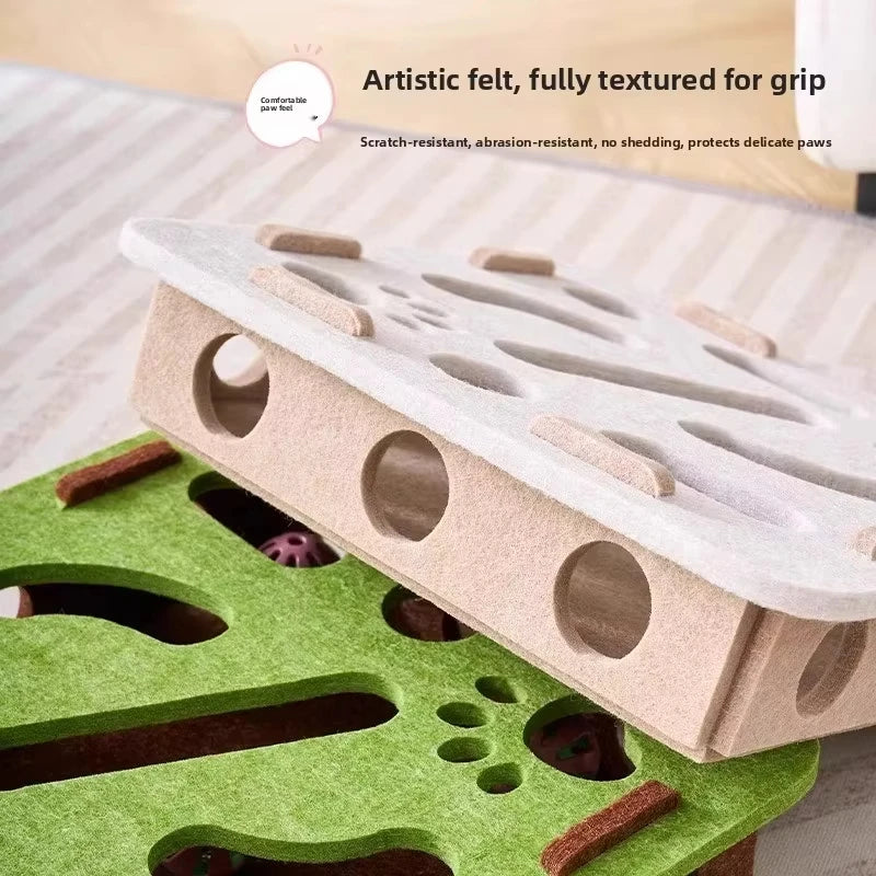 Cat Puzzle Felt Box – Keep Your Cat Busy So You Can Have Peace