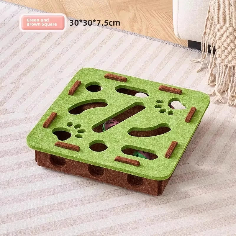 Cat Puzzle Felt Box – Keep Your Cat Busy So You Can Have Peace