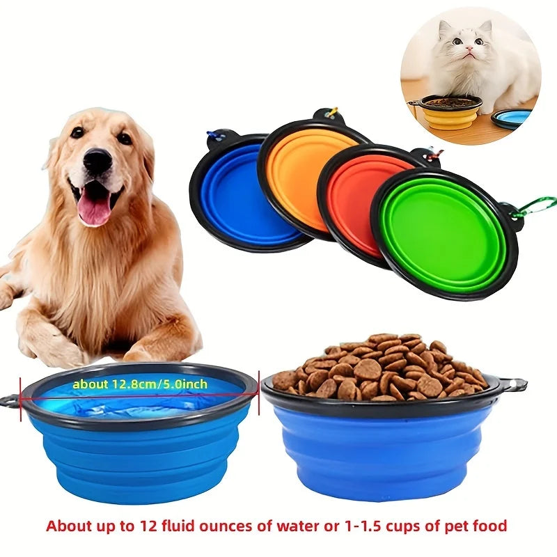 Portable Silicone Pet Bowl – Always Have Water Ready on Every Adventure