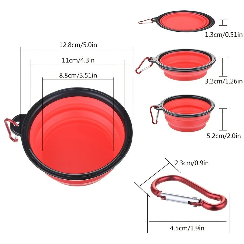 Portable Silicone Pet Bowl – Always Have Water Ready on Every Adventure