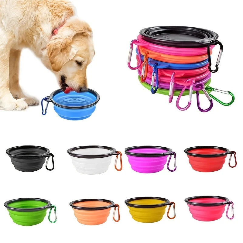 Portable Silicone Pet Bowl – Always Have Water Ready on Every Adventure