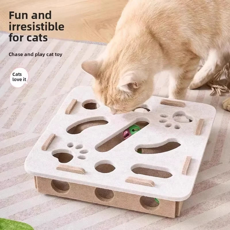 Cat Puzzle Felt Box – Keep Your Cat Busy So You Can Have Peace