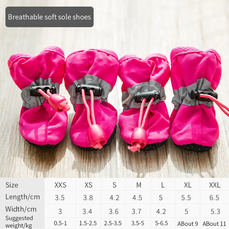 Waterproof Dog Rain Boots – Protect Your Dog’s Paws from Mud, Heat & Ice